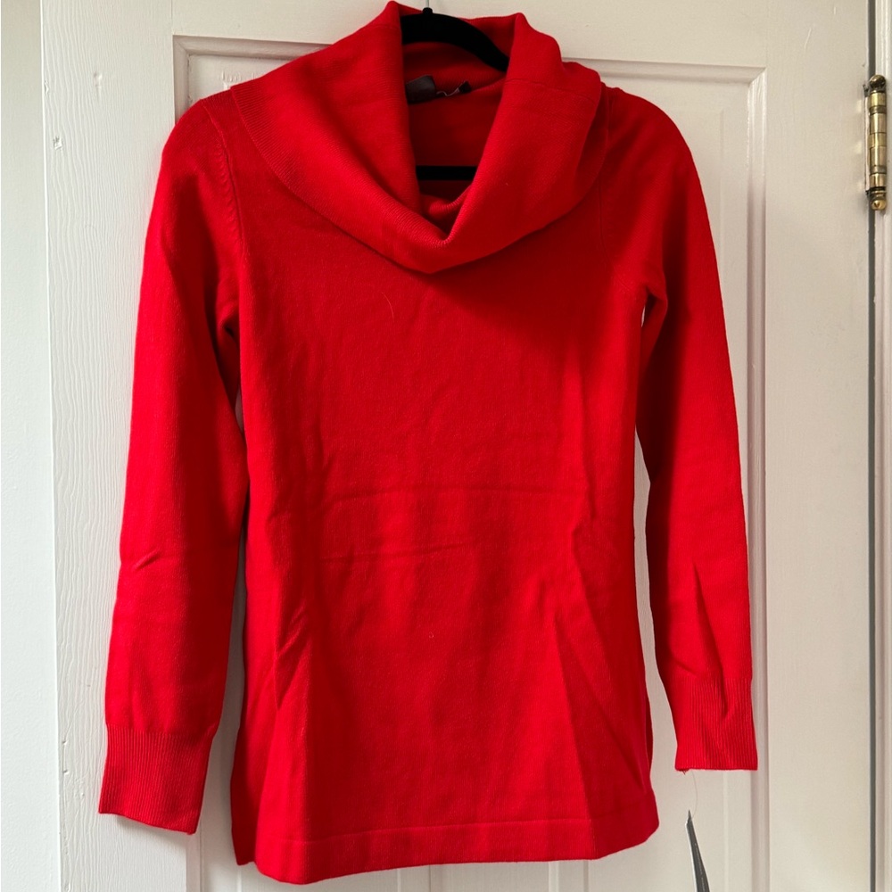 French connection NWT red cowl neck sweater